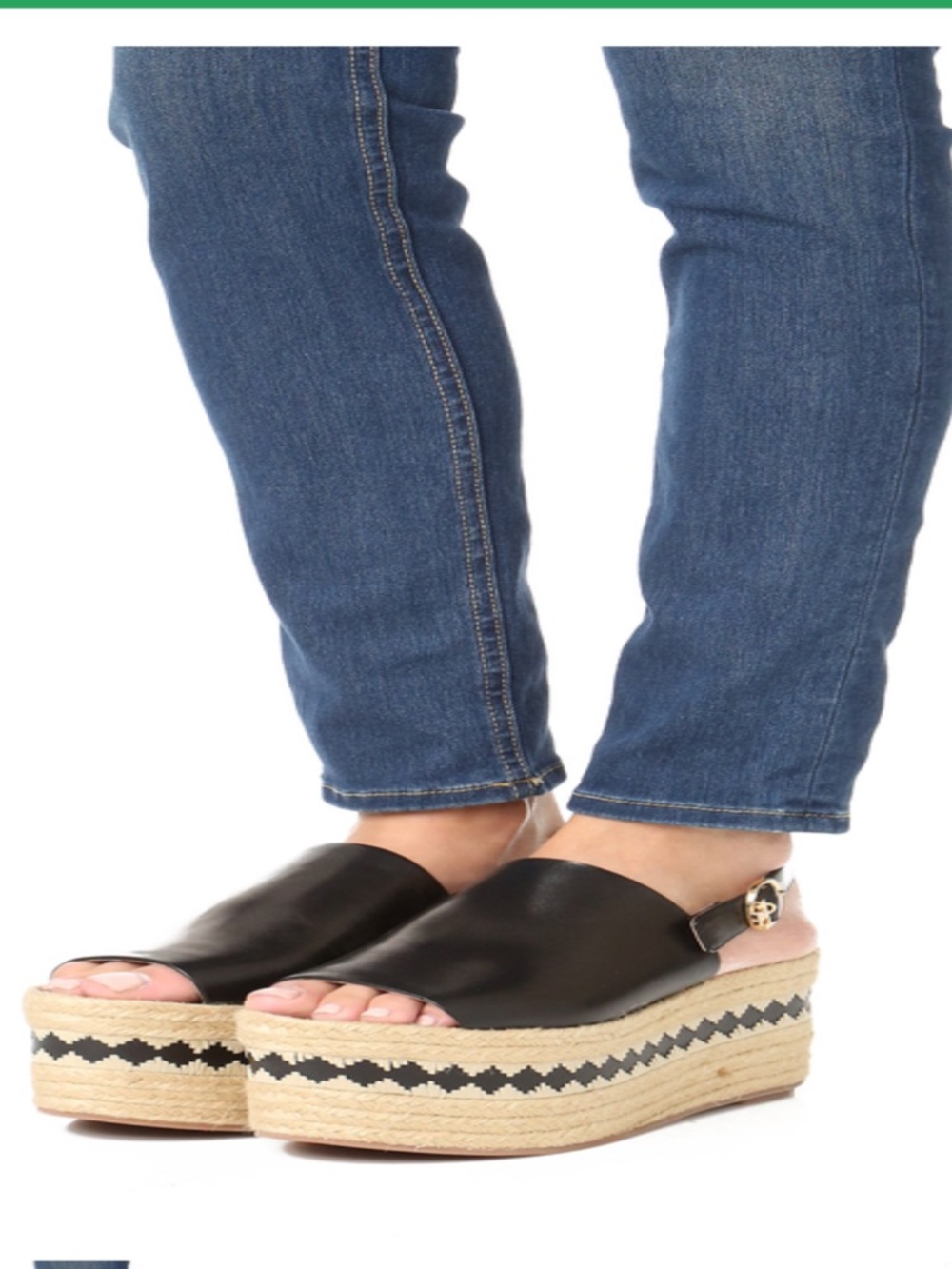 Tory Burke Dandy Leather Espadrilles